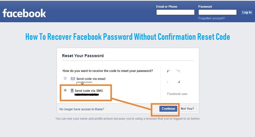how can i get facebook password without code